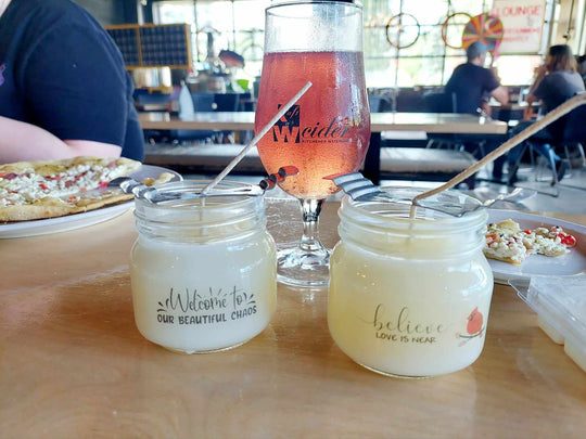 all natural soy wax candles candles and beer candle workshop