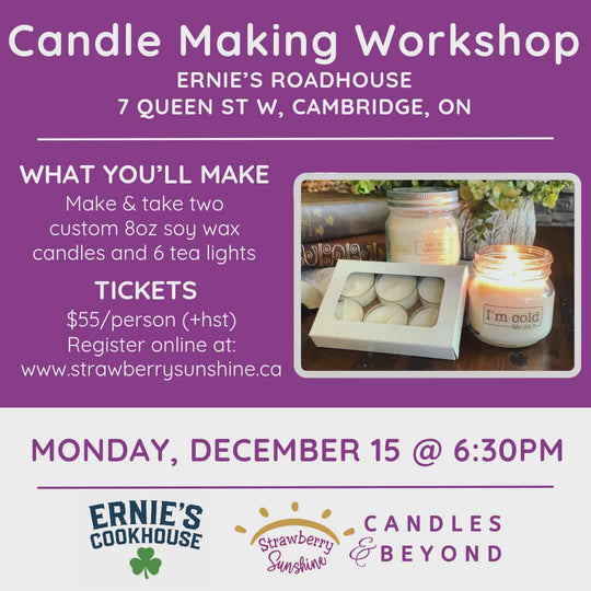 Ernie's Roadhouse - Candle Making Workshop