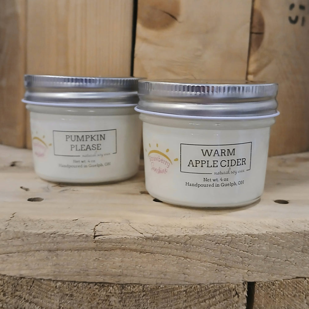 warm apple cider candle pumpkin please candle fall collection all natural soy wax candles 4oz