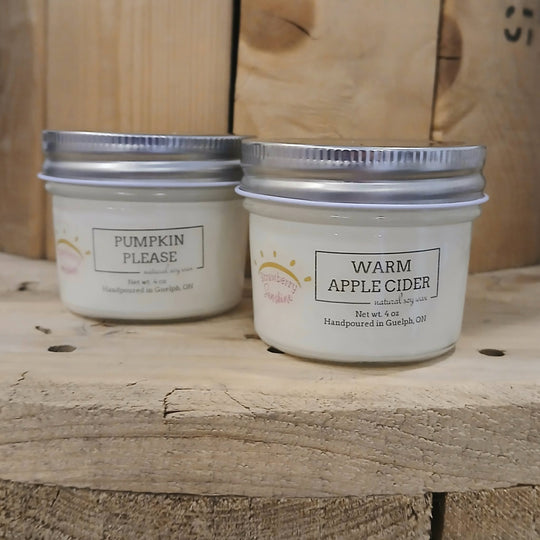 warm apple cider candle pumpkin please candle fall collection all natural soy wax candles 4oz