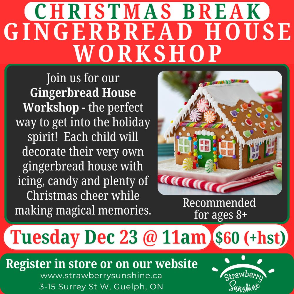 Christmas Break - Gingerbread House Workshop