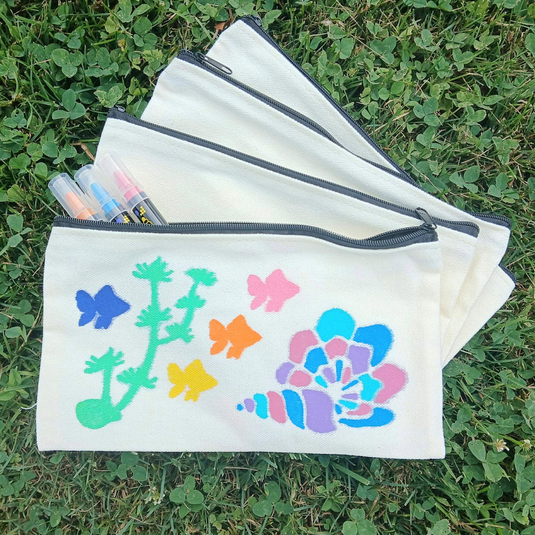 pencil case kids art kids workshop strawberry sunshine