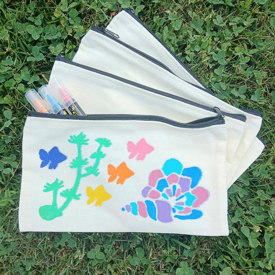 pencil case kids art kids workshop strawberry sunshine