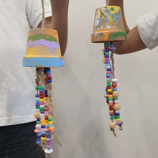 wind chimes kids crafts kids art art with kids kids workshops