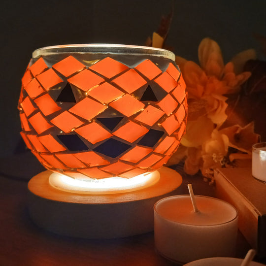 mosaic pumpkin tea light holder guelph