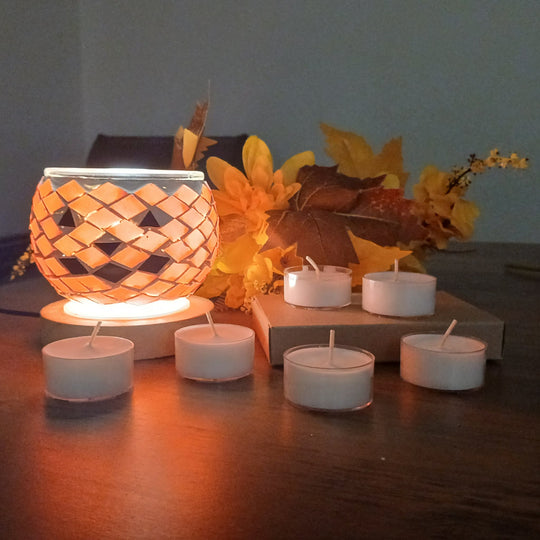 mosaic pumpkin tea light holder workshop guelph
