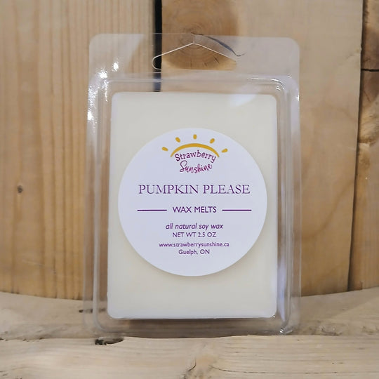 pumpkin please candles fall candles all natural soy wax candles guelph strawberry sunshine candles & beyond wax melt